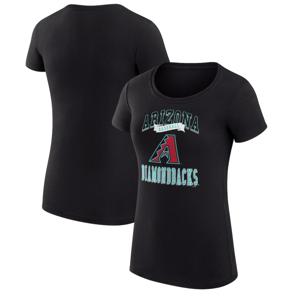 Arizona Diamondbacks G-III 4Her by Carl Banks Women's Super-Slim Fit Lightweight Team Logo Graphic T-Shirt - MLB