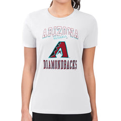 Arizona Diamondbacks G-III 4Her by Carl Banks Women's Super-Slim Fit Lightweight Team Logo Graphic T-Shirt - MLB