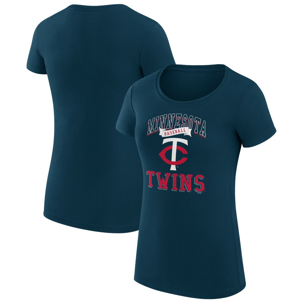 Minnesota Twins G-III 4Her by Carl Banks Women's Super-Slim Fit Lightweight Team Logo Graphic T-Shirt - MLB