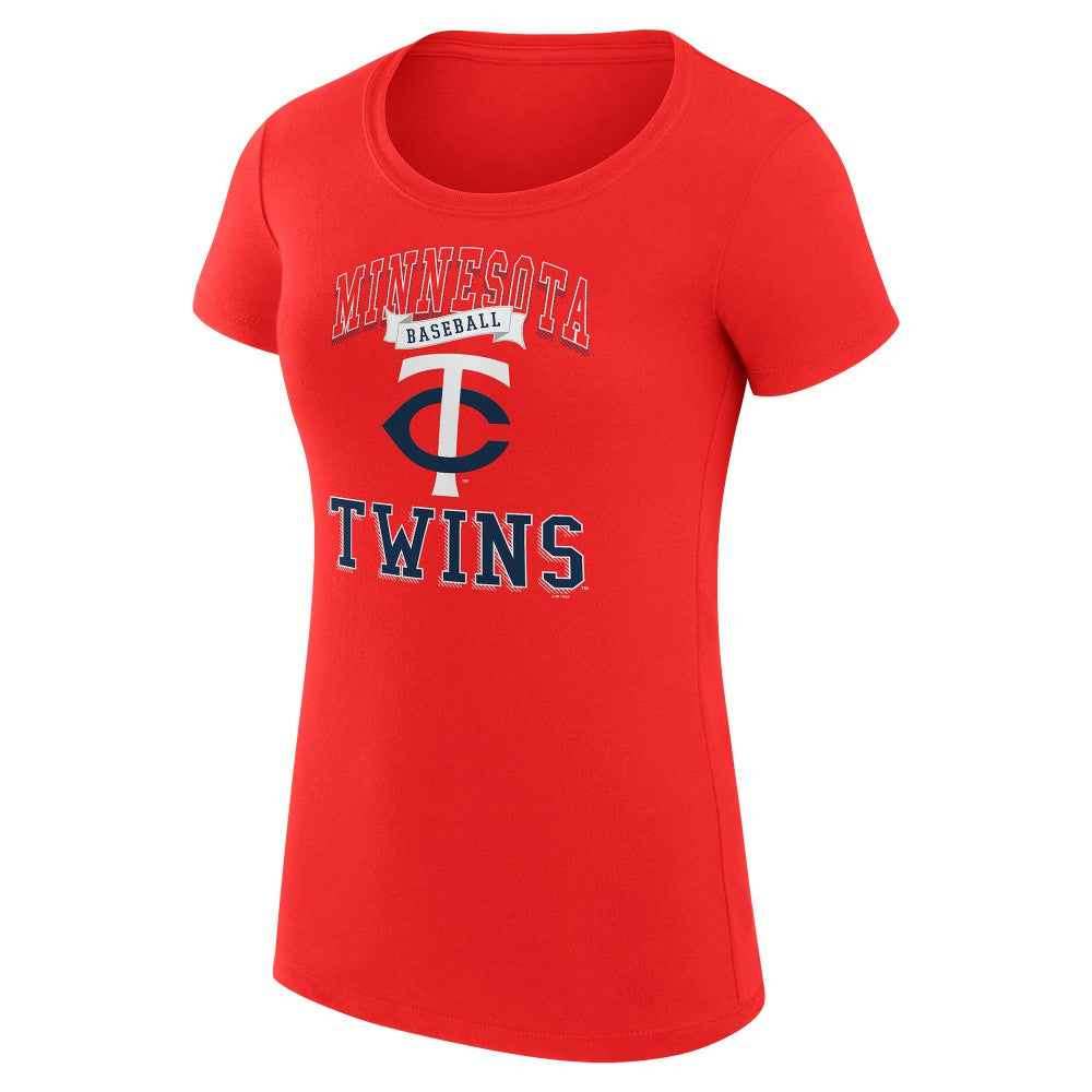 Minnesota Twins G-III 4Her by Carl Banks Women's Super-Slim Fit Lightweight Team Logo Graphic T-Shirt - MLB