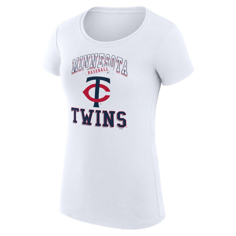 Minnesota Twins G-III 4Her by Carl Banks Women's Super-Slim Fit Lightweight Team Logo Graphic T-Shirt - MLB
