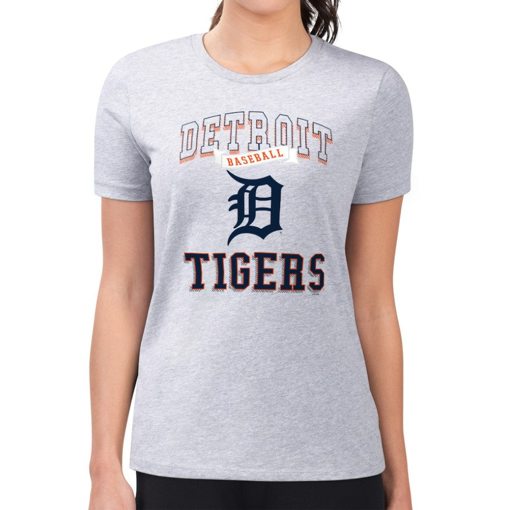 Detroit Tigers G-III 4Her by Carl Banks Women's Super-Slim Fit Lightweight Team Logo Graphic T-Shirt - MLB
