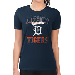 Detroit Tigers G-III 4Her by Carl Banks Women's Super-Slim Fit Lightweight Team Logo Graphic T-Shirt - MLB