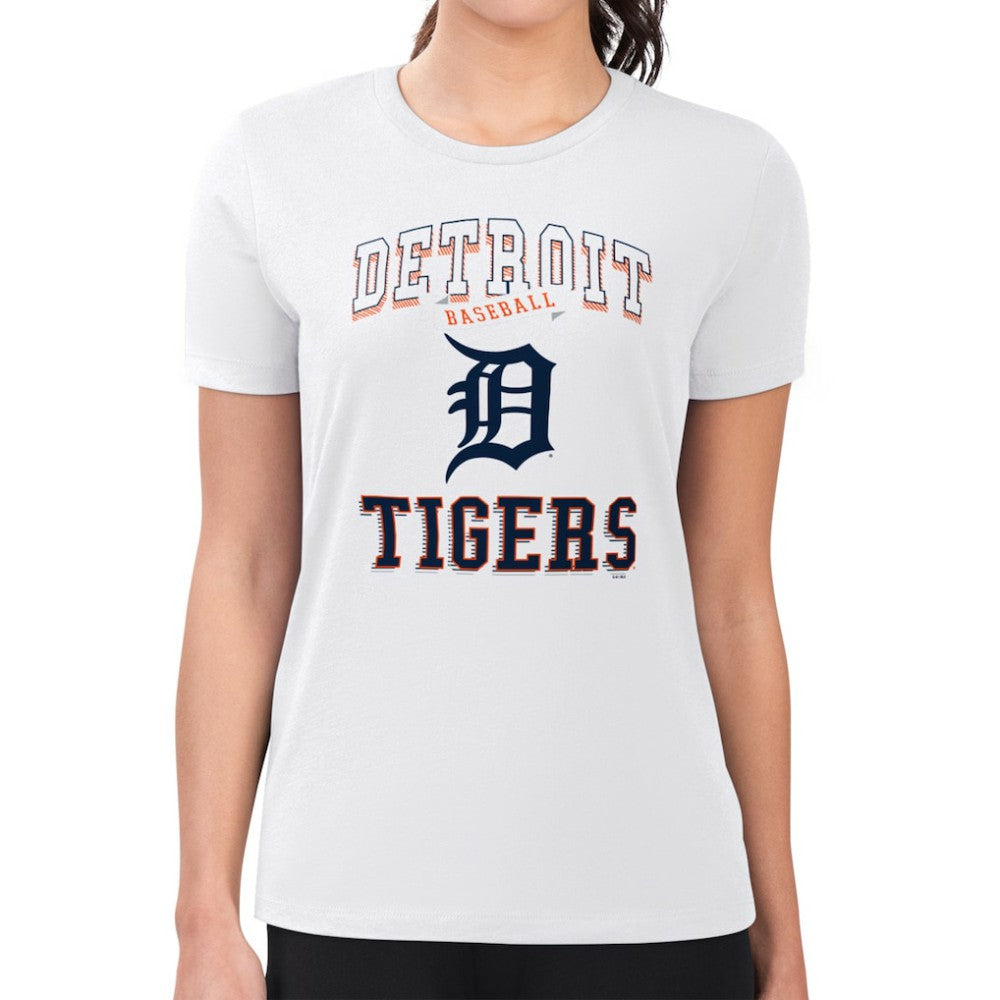Detroit Tigers G-III 4Her by Carl Banks Women's Super-Slim Fit Lightweight Team Logo Graphic T-Shirt - MLB