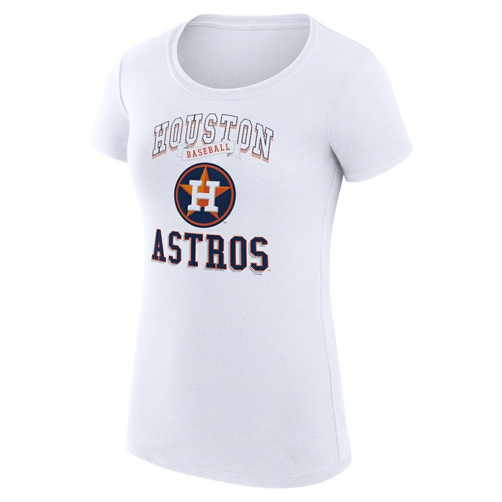 Houston Astros G-III 4Her by Carl Banks Women's Super-Slim Fit Lightweight Team Logo Graphic T-Shirt - MLB