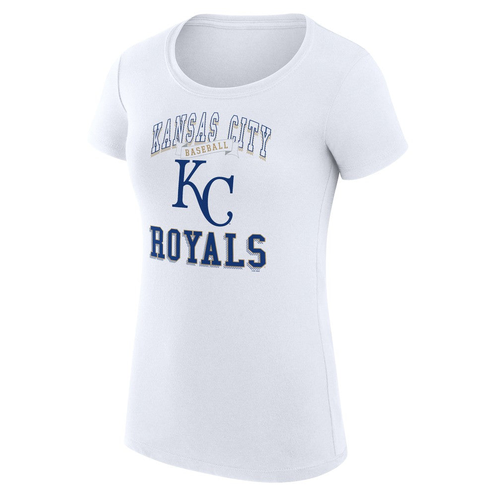 Kansas City Royals G-III 4Her by Carl Banks Women's Super-Slim Fit Lightweight Team Logo Graphic T-Shirt - MLB