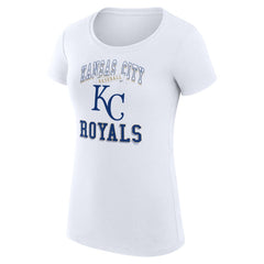 Kansas City Royals G-III 4Her by Carl Banks Women's Super-Slim Fit Lightweight Team Logo Graphic T-Shirt - MLB