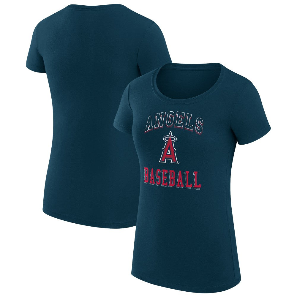 Los Angeles Angels G-III 4Her by Carl Banks Women's Super-Slim Fit Lightweight Team Logo Graphic T-Shirt - MLB