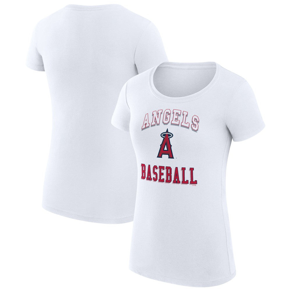Los Angeles Angels G-III 4Her by Carl Banks Women's Super-Slim Fit Lightweight Team Logo Graphic T-Shirt - MLB