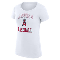 Los Angeles Angels G-III 4Her by Carl Banks Women's Super-Slim Fit Lightweight Team Logo Graphic T-Shirt - MLB