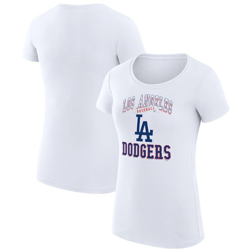 Los Angeles Dodgers G-III 4Her by Carl Banks Women's Super-Slim Fit Lightweight Team Logo Graphic T-Shirt - MLB