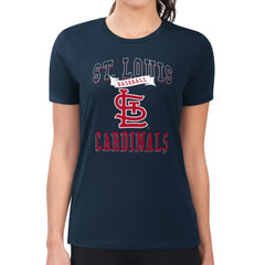 St. Louis Cardinals G-III 4Her by Carl Banks Women's Super-Slim Fit Lightweight Team Logo Graphic T-Shirt - MLB