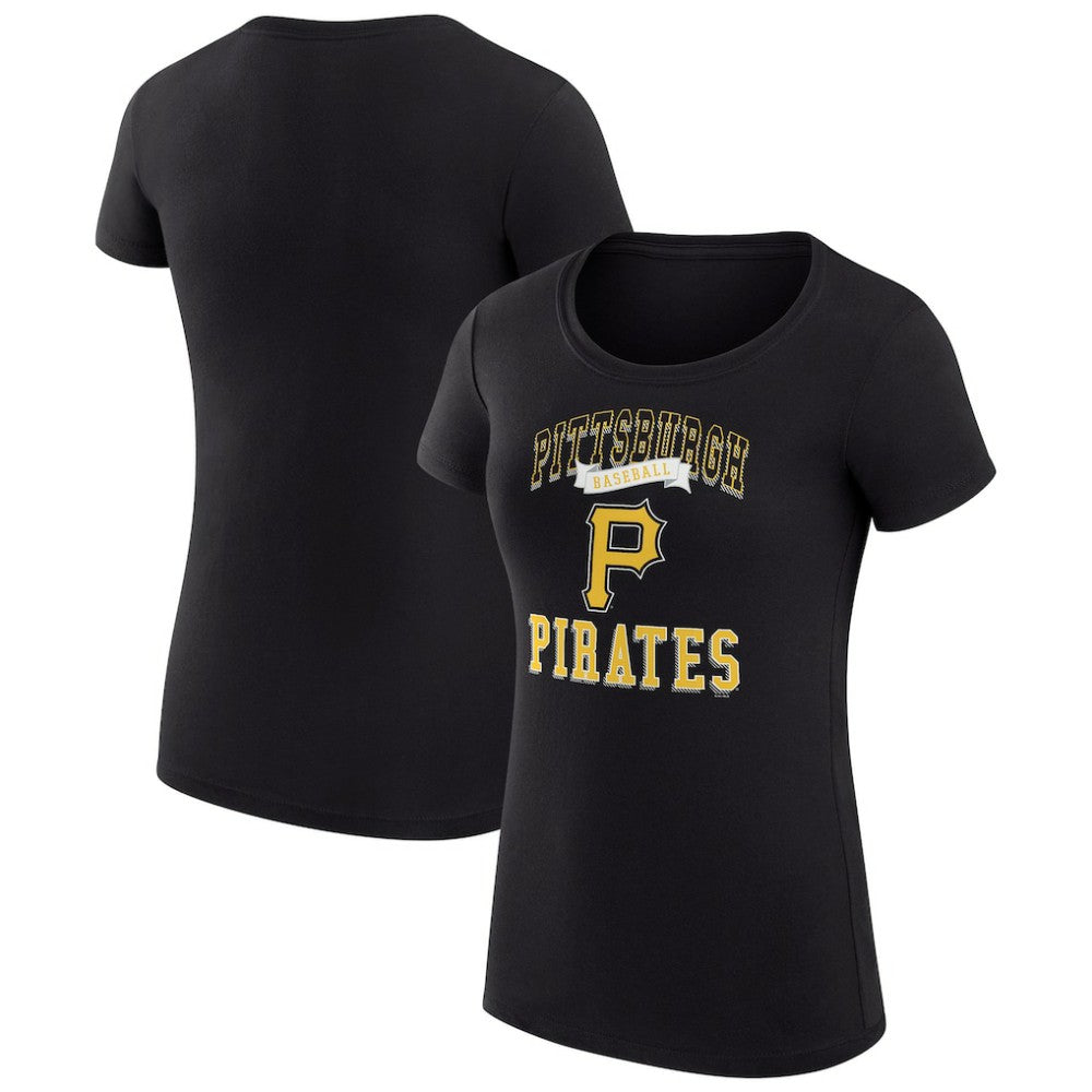 Pittsburgh Pirates G-III 4Her by Carl Banks Women's Super-Slim Fit Lightweight Team Logo Graphic T-Shirt - MLB