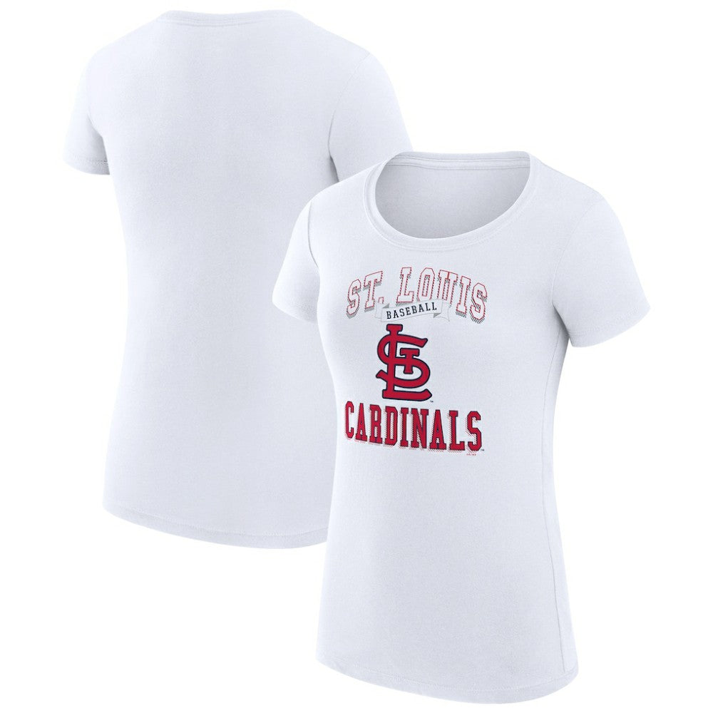 St. Louis Cardinals G-III 4Her by Carl Banks Women's Super-Slim Fit Lightweight Team Logo Graphic T-Shirt - MLB