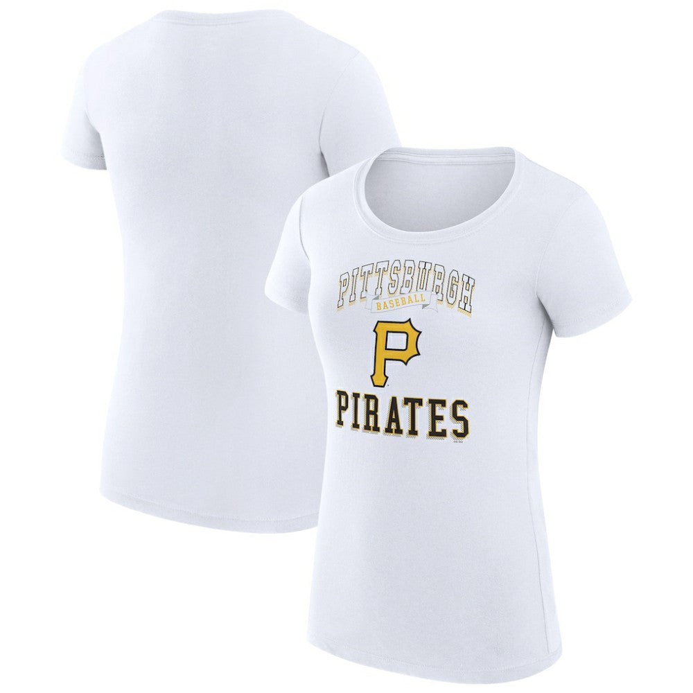 Pittsburgh Pirates G-III 4Her by Carl Banks Women's Super-Slim Fit Lightweight Team Logo Graphic T-Shirt - MLB