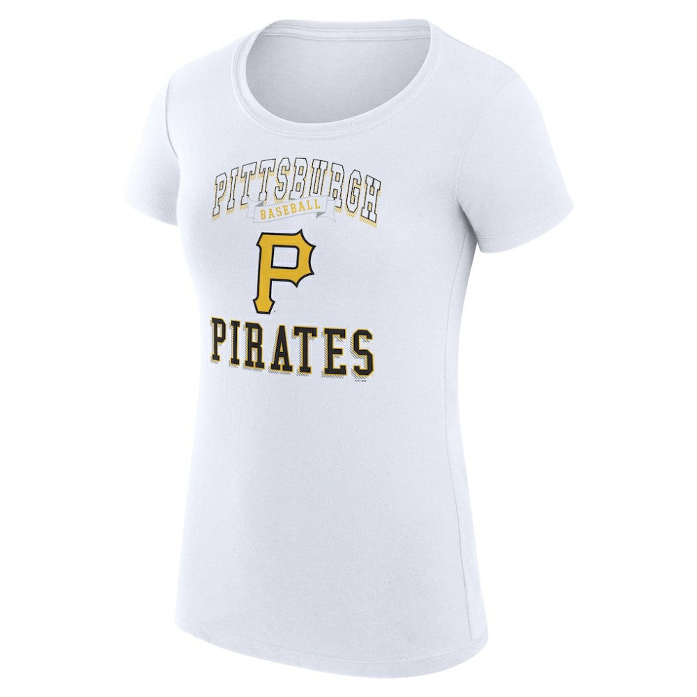 Pittsburgh Pirates G-III 4Her by Carl Banks Women's Super-Slim Fit Lightweight Team Logo Graphic T-Shirt - MLB