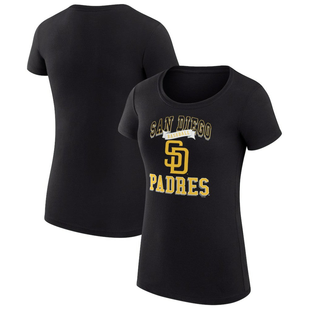 San Diego Padres G-III 4Her by Carl Banks Women's Super-Slim Fit Lightweight Team Logo Graphic T-Shirt - MLB