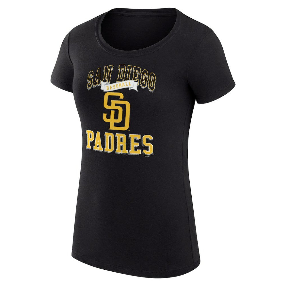 San Diego Padres G-III 4Her by Carl Banks Women's Super-Slim Fit Lightweight Team Logo Graphic T-Shirt - MLB