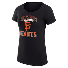 San Francisco Giants G-III 4Her by Carl Banks Women's Super-Slim Fit Lightweight Team Logo Graphic T-Shirt - MLB