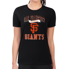 San Francisco Giants G-III 4Her by Carl Banks Women's Super-Slim Fit Lightweight Team Logo Graphic T-Shirt - MLB