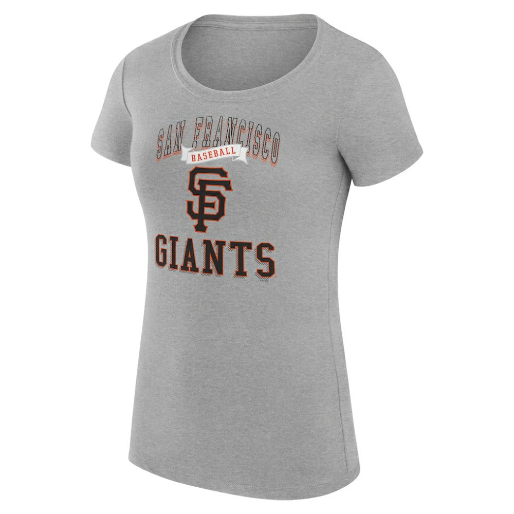 San Francisco Giants G-III 4Her by Carl Banks Women's Super-Slim Fit Lightweight Team Logo Graphic T-Shirt - MLB