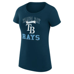 Tampa Bay Rays G-III 4Her by Carl Banks Women's Super-Slim Fit Lightweight Team Logo Graphic T-Shirt - MLB