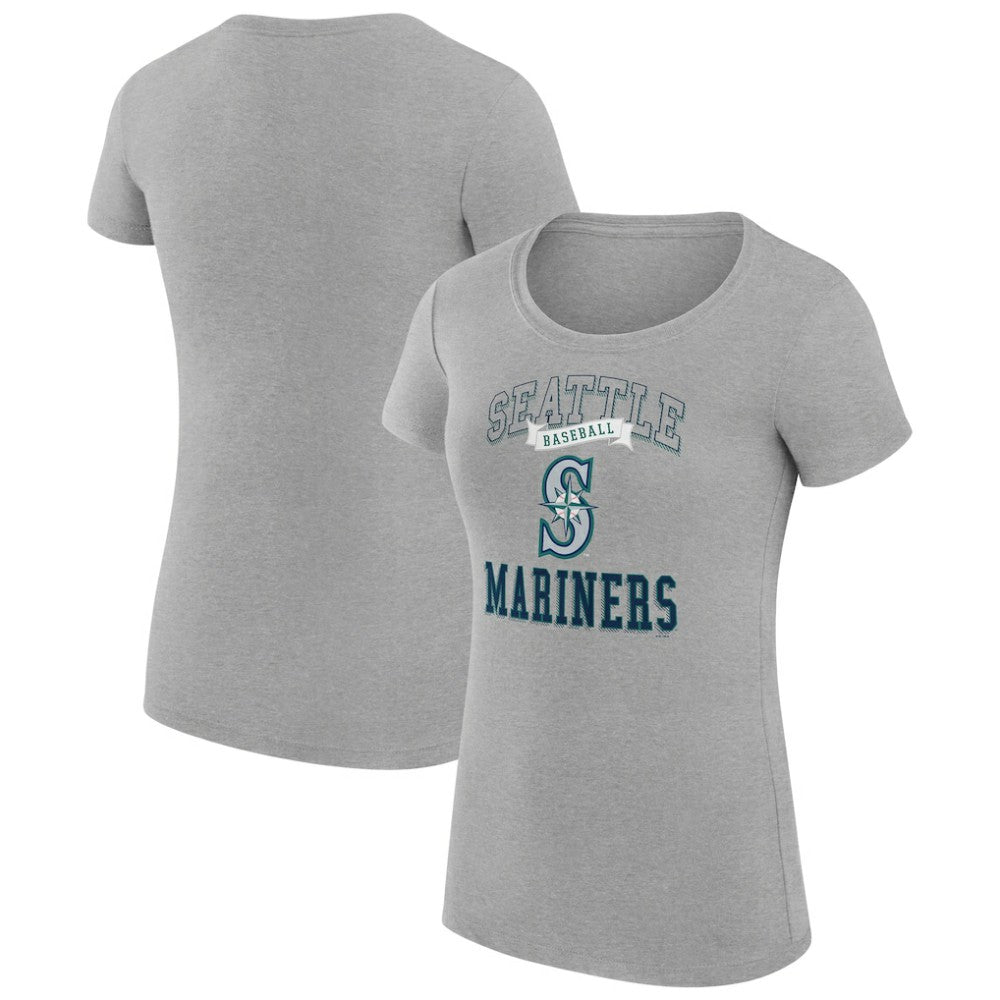 Seattle Mariners G-III 4Her by Carl Banks Women's Super-Slim Fit Lightweight Team Logo Graphic T-Shirt - MLB