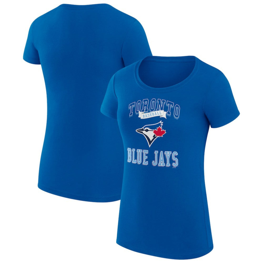 Toronto Blue Jays G-III 4Her by Carl Banks Women's Super-Slim Fit Lightweight Team Logo Graphic T-Shirt - MLB