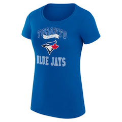 Toronto Blue Jays G-III 4Her by Carl Banks Women's Super-Slim Fit Lightweight Team Logo Graphic T-Shirt - MLB