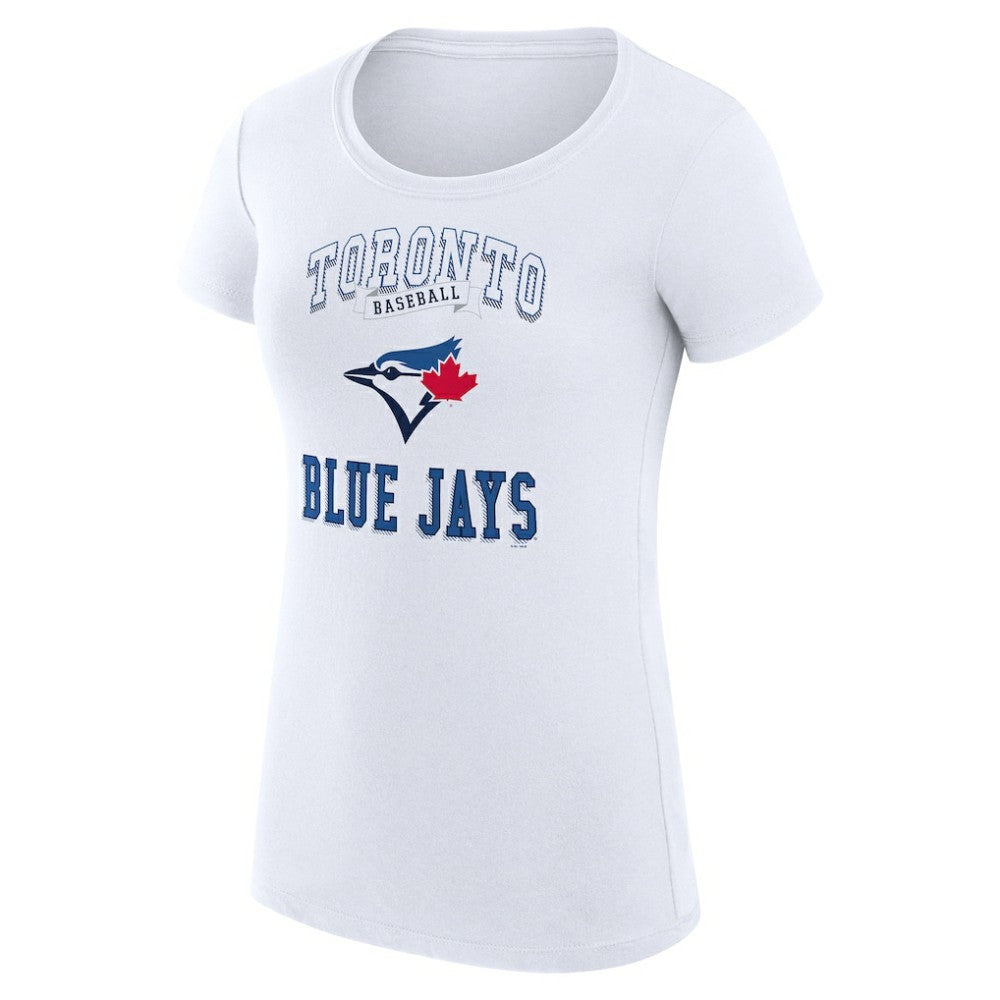 Toronto Blue Jays G-III 4Her by Carl Banks Women's Super-Slim Fit Lightweight Team Logo Graphic T-Shirt - MLB
