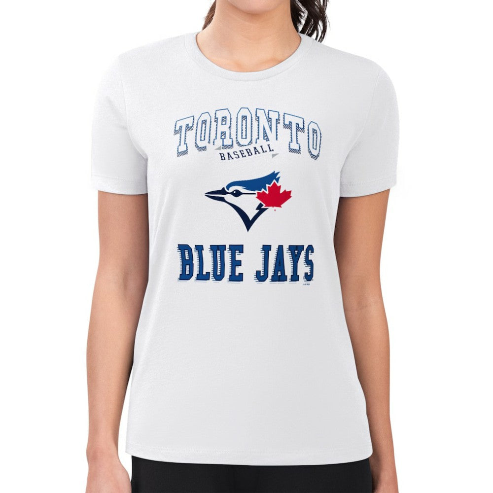 Toronto Blue Jays G-III 4Her by Carl Banks Women's Super-Slim Fit Lightweight Team Logo Graphic T-Shirt - MLB