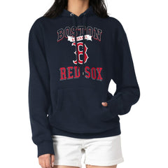 Boston Red Sox G-III 4Her by Carl Banks Women's Team Logo Graphic Fleece Pullover Hoodie - MLB
