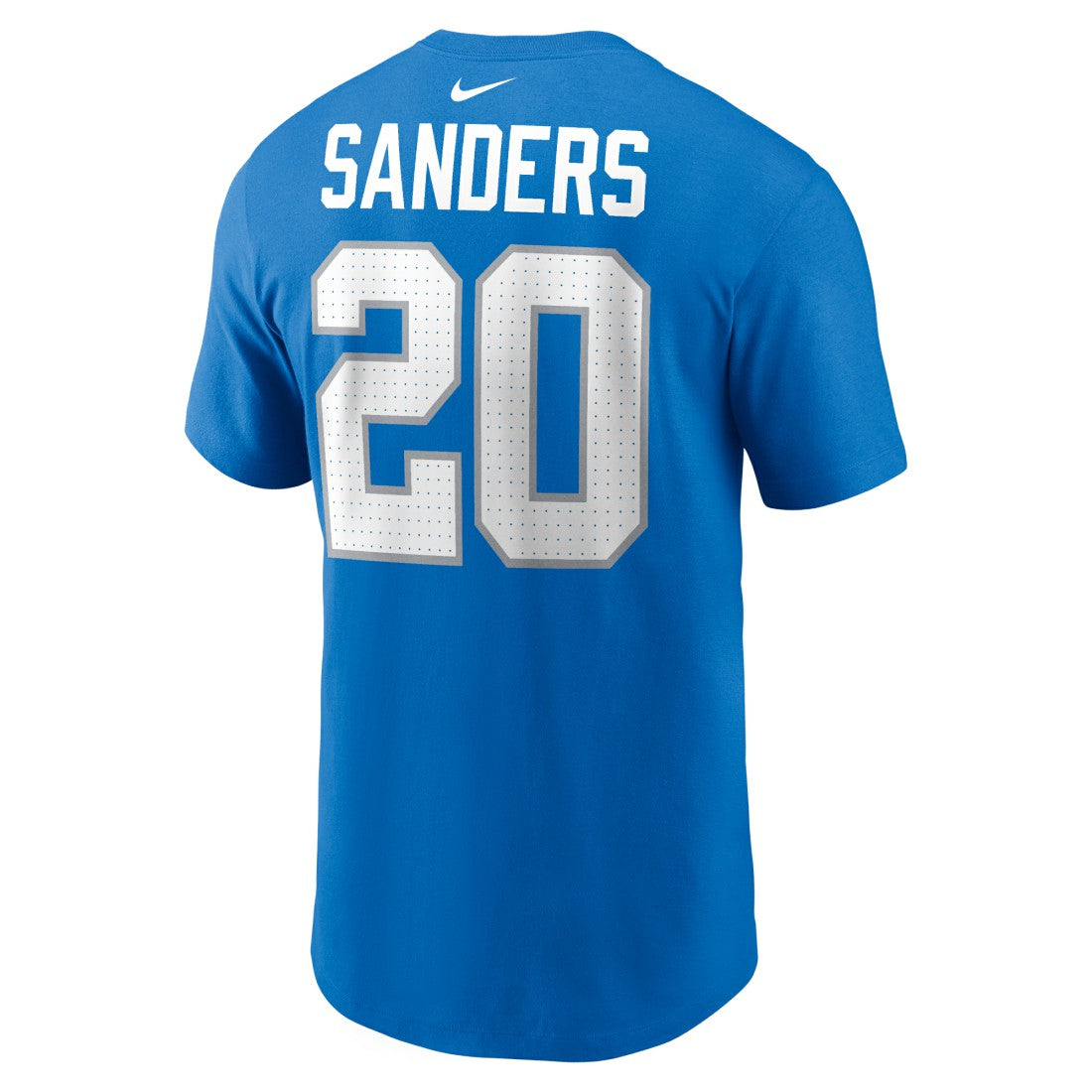 Barry Sanders Detroit Lions Retired Player Name & Number T-Shirt Blue | Nike for Sale