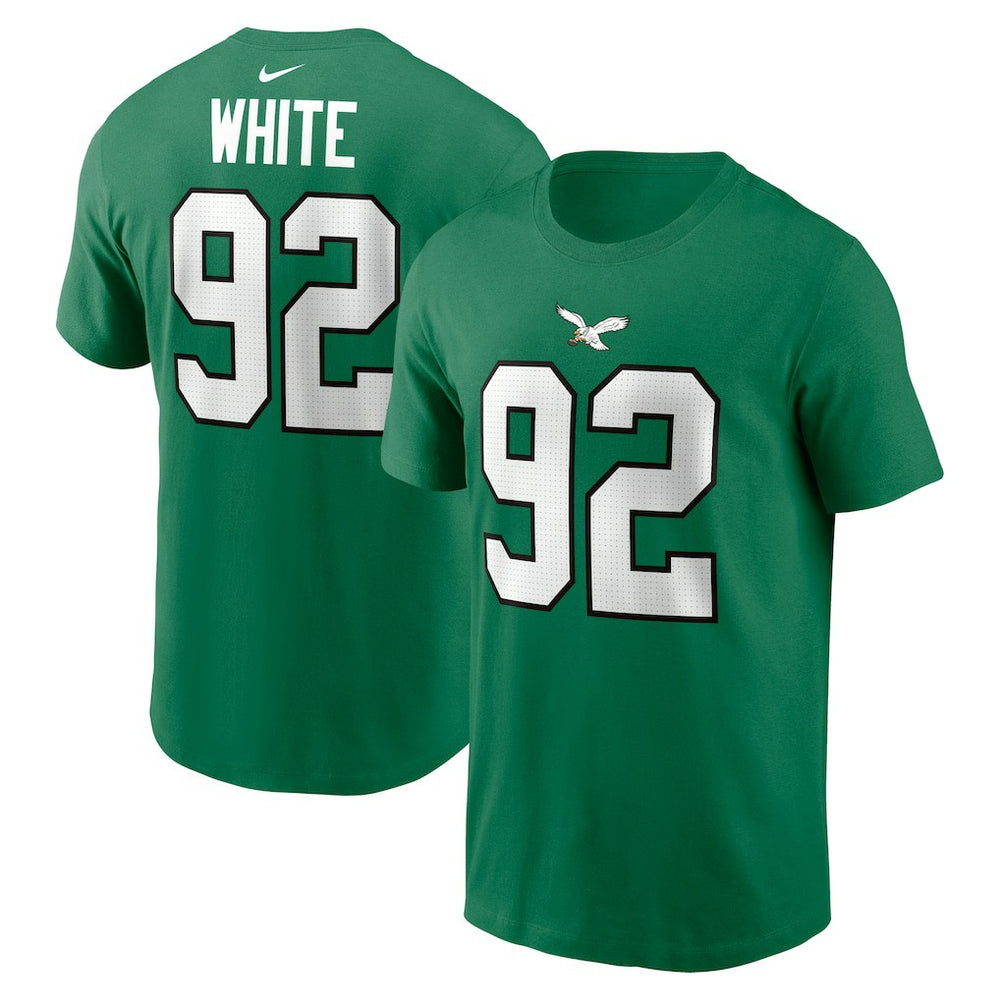 Reggie White Philadelphia Eagles Retired Player Name & Number T-Shirt Kelly Green | Nike for Sale