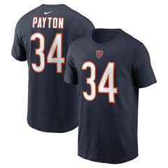 Walter Payton Chicago Bears Retired Player Name & Number T-Shirt Navy | Nike for Sale