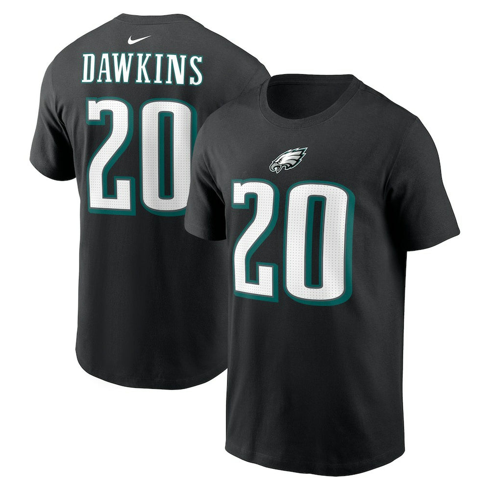 Brian Dawkins Philadelphia Eagles Retired Player Name & Number T-Shirt Black | Nike for Sale
