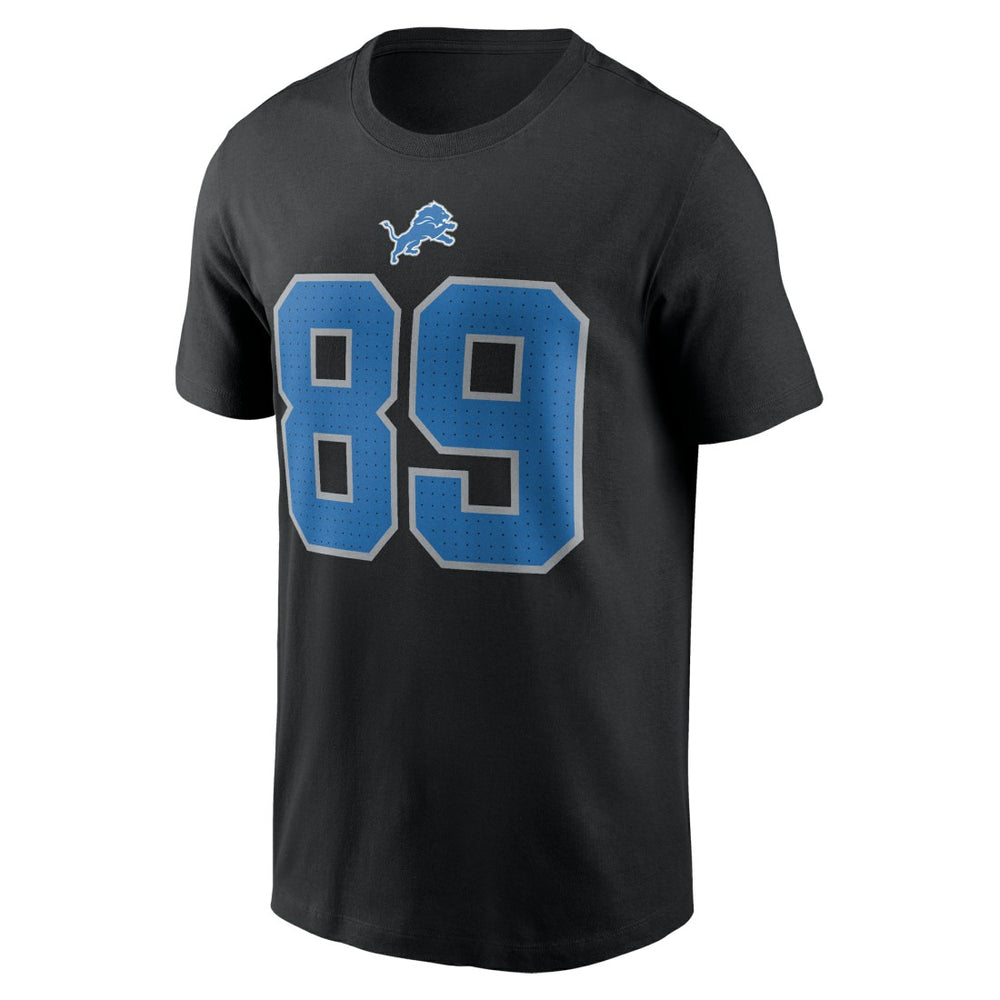 Dan Campbell Detroit Lions Retired Player Name & Number T-Shirt Black | Nike for Sale
