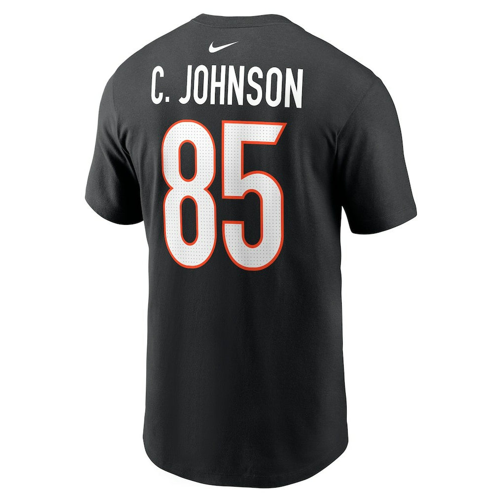 Chad Johnson Cincinnati Bengals Retired Player Name & Number T-Shirt Black | Nike for Sale