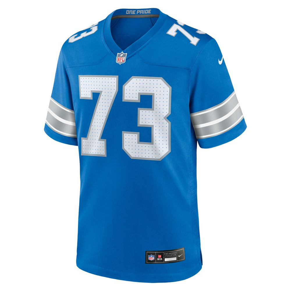 Christian Mahogany Detroit Lions Team Game Jersey Blue | Nike for Sale