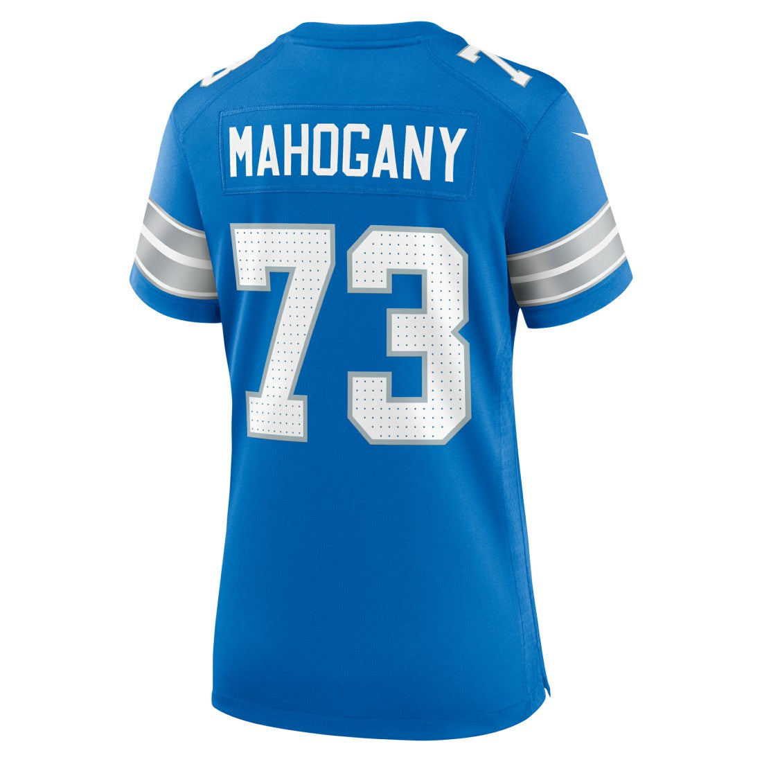 Christian Mahogany Detroit Lions Women's Team Game Jersey Blue | Nike for Sale