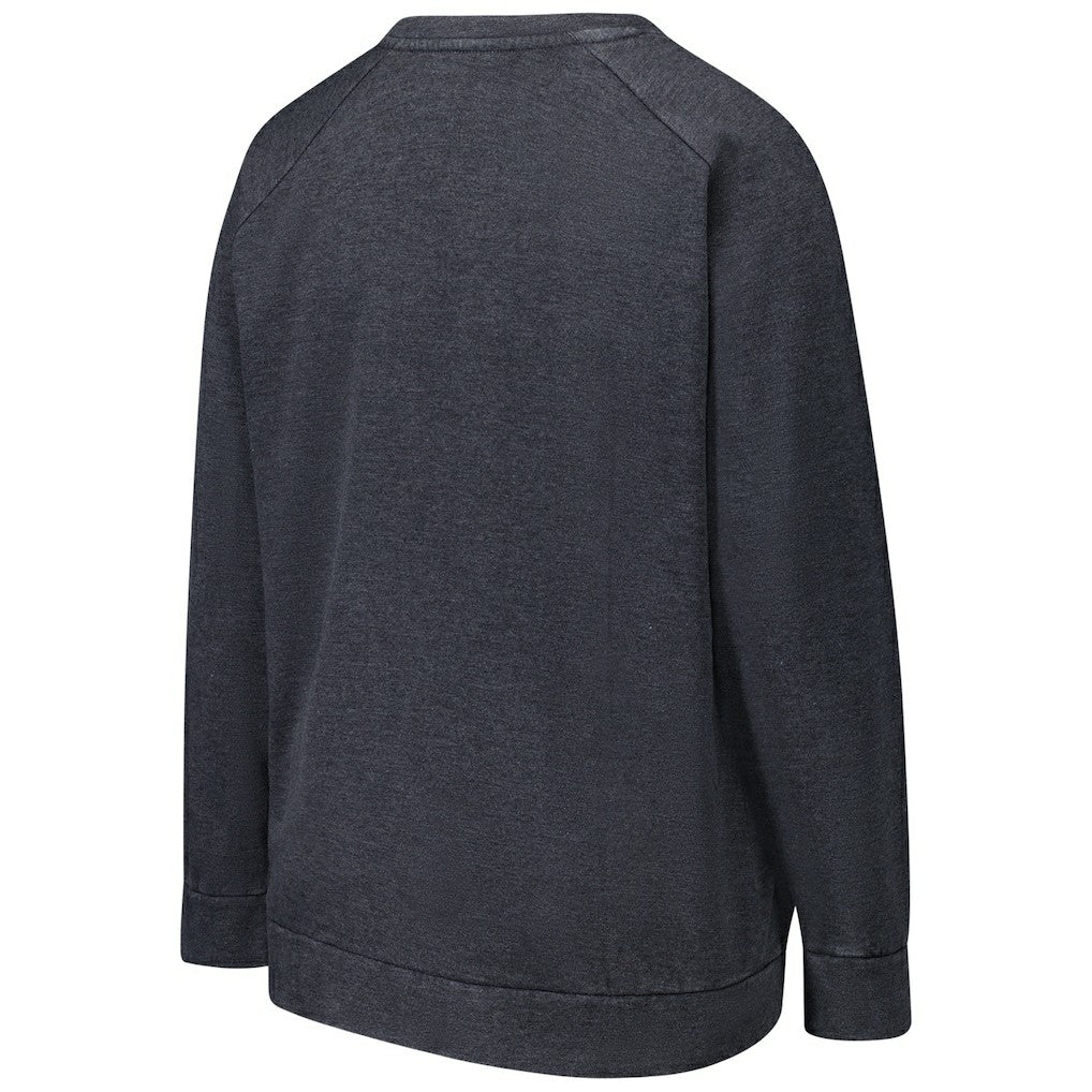 Baltimore Ravens Profile Women's Plus Size Acid Wash Raglan Sweatshirt Charcoal | NFL