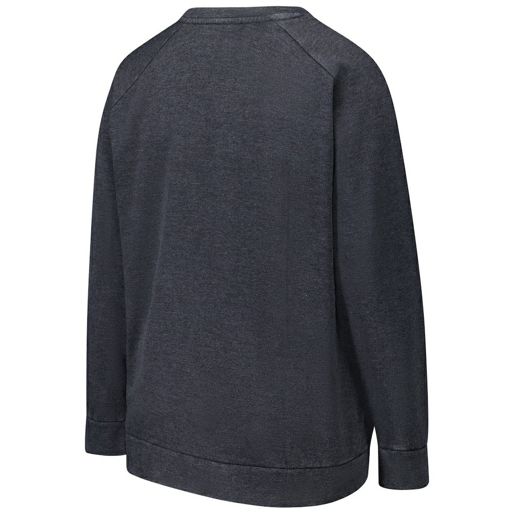 Baltimore Ravens Profile Women's Plus Size Acid Wash Raglan Sweatshirt Charcoal | NFL