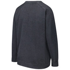 Baltimore Ravens Profile Women's Plus Size Acid Wash Raglan Sweatshirt Charcoal | NFL