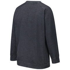 Pittsburgh Steelers Profile Women's Plus Size Acid Wash Raglan Sweatshirt Charcoal | NFL