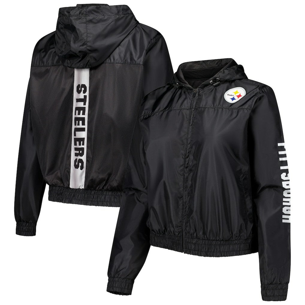 Pittsburgh Steelers Women's Full-Zip Jacket Black | Fanatics