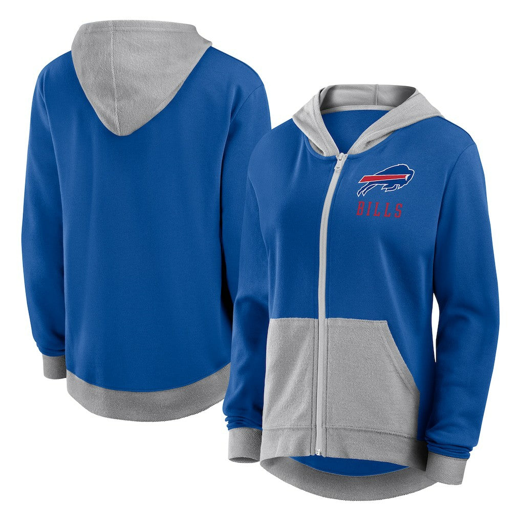 Buffalo Bills Women's Hit It Full-Zip Hoodie Royal | Fanatics