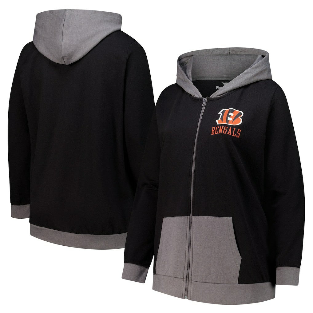 Cincinnati Bengals Women's Hit It Full-Zip Hoodie Black | Fanatics
