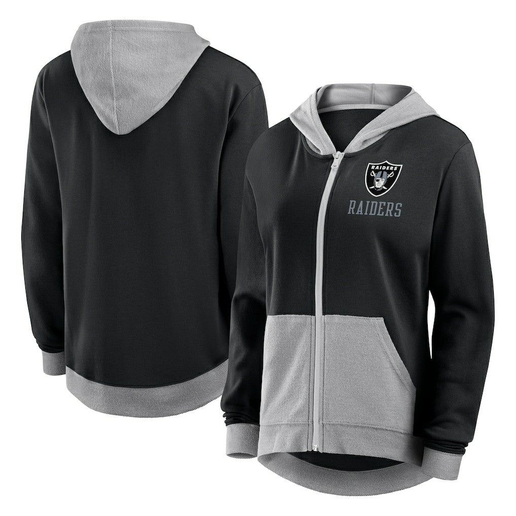 Las Vegas Raiders Women's Hit It Full-Zip Hoodie Black | Fanatics