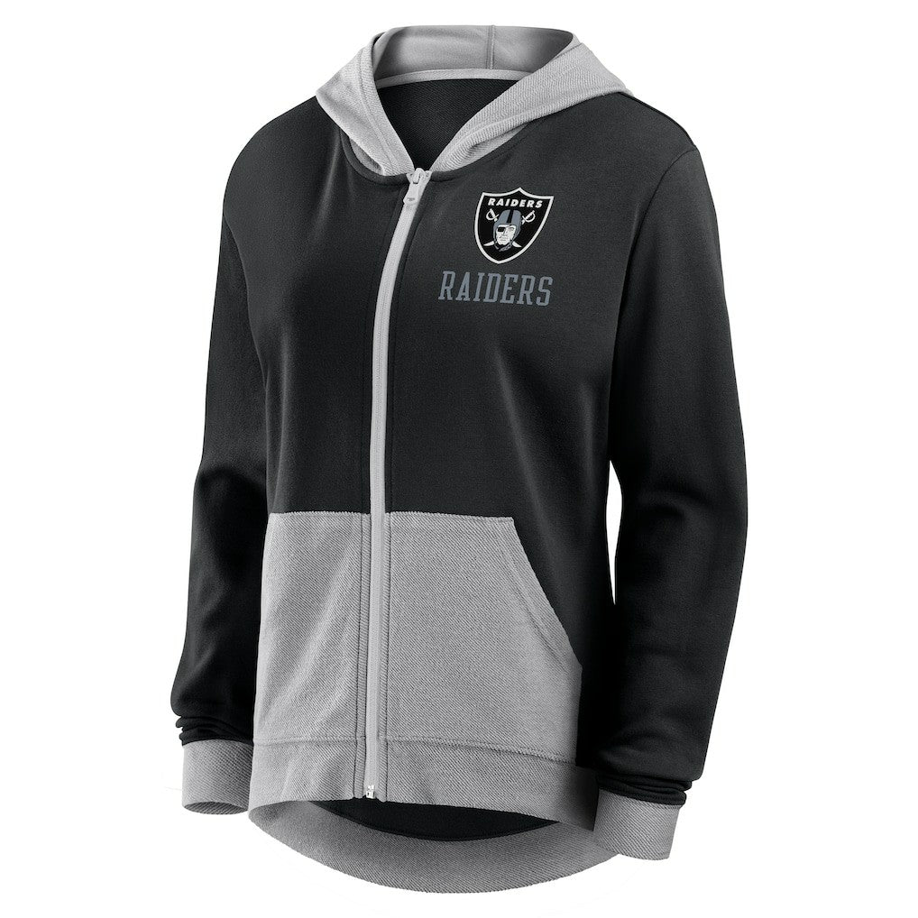 Las Vegas Raiders Women's Hit It Full-Zip Hoodie Black | Fanatics