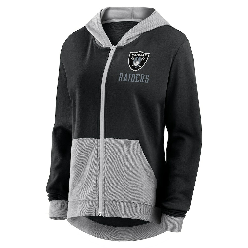 Las Vegas Raiders Women's Hit It Full-Zip Hoodie Black | Fanatics